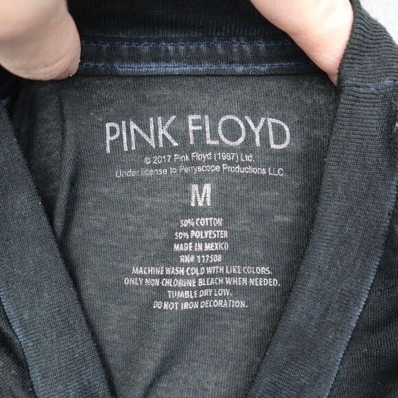 Pink Floyd Shirt Mens M Black Short Sleeve Crew Neck Graphic Print Casual Tee - Picture 2 of 15